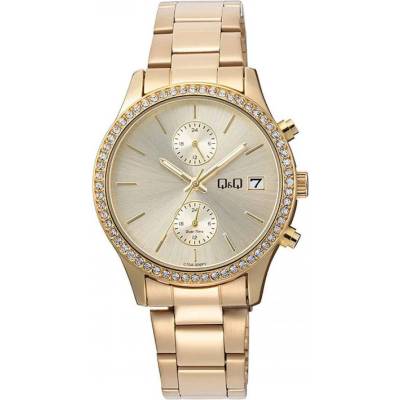 Дамски часовник Q&Q Dual-Time - C70A-006PY (C70A-006PY)