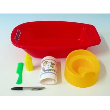 Dohány 5023 set vaničky na kúpanie bábiky +4 doplnky