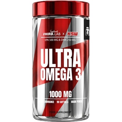 Hero. Lab KSW Series Ultra Omega | with 500 mg EPA & 250 mg DHA [90 Гел капсули]