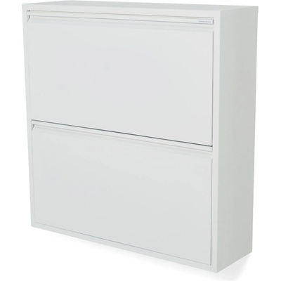 Spinder Design Бяла метална накланяща се стойка за обувки 75x77, 5x22, 5 cm Billy - Spinder Design (SR192-01)