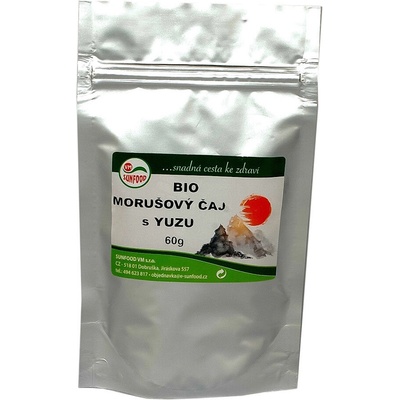 SUNFOOD Morušový čaj s yuzu BIO 60 g