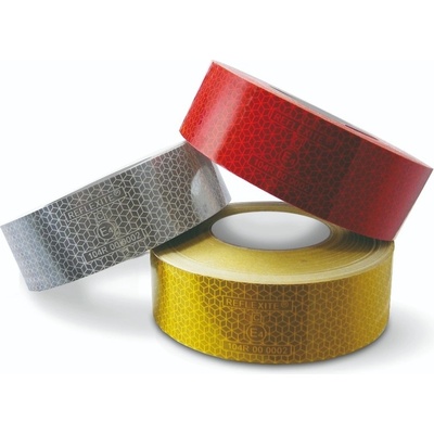 Reflexní značení nákladních vozidel a přívěsů WT-5218 – PP, žlutá, 50 mm × 50 m