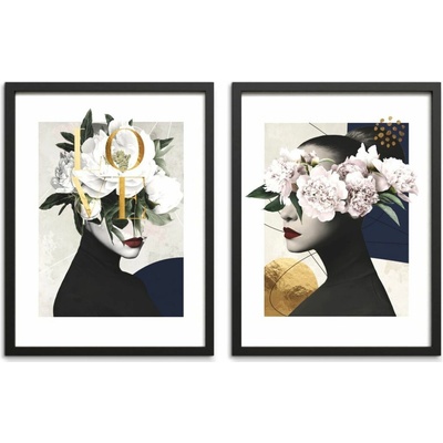 Obraz v ráme Darling, 40 × 30 cm, sada 2 ks, OB-14905