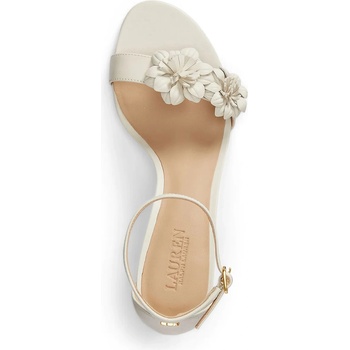 Lauren Ralph Lauren сандали с висок ток кожени Allie M Flwr (802P10640001.100)