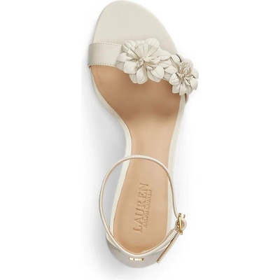 Lauren Ralph Lauren сандали с висок ток кожени Allie M Flwr (802P10640001.100)
