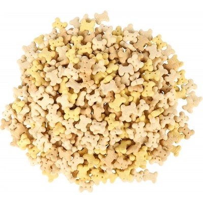 Flamingo Snacks Crunch Biscuit Puppy treats with vanilla flavour Mix - лакомство за куче, ванилови бисквитени кокалчета 500 гр, Белгия - 501459