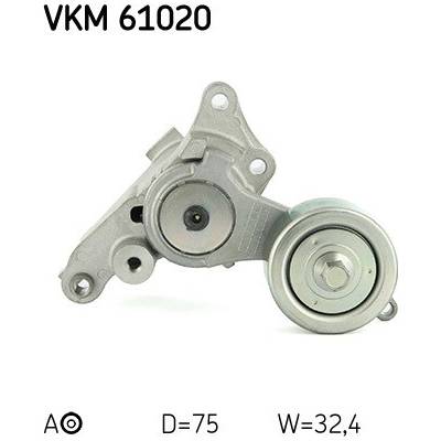 Napínacia kladka rebrovaného klinového remeňa SKF VKM 61020