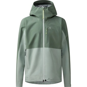Haglöfs Мъжко водоустойчиво яке Haglöfs Front Proof II Jacket Waterproof jacket - Chlorophyll Green / Dew Green - размер XL (002-3538-0714)