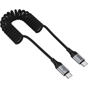 hoco. X121 кабел за данни Type-C - Type-C, 100 см, ЧЕРЕН X121_C_BLACK (X121_C_BLACK)