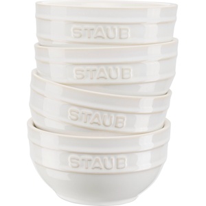 Staub Купички за закуски Staub 12 см слонова кост 4 бр (40508-153-0)