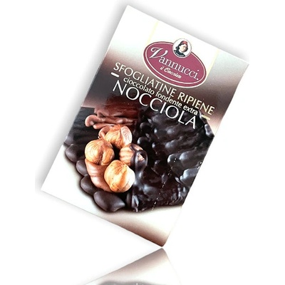 Vannucci horká čokoláda s celými lieskovcami 35 g