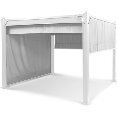 Blumfeldt Pantheon Cortina, 3x3 m, 4 boční díly Dove Gray