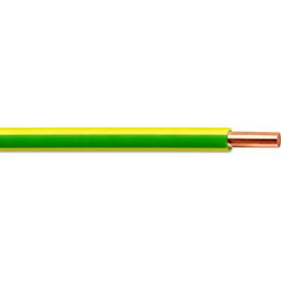 Prysmian Vodič CY 10 mm² H07V-U žlutozelený – měděný, jednodrátový