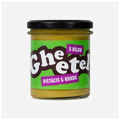 České Ghíčko Gheetella Pistácie & kokos s bílou čokoládou 320 g