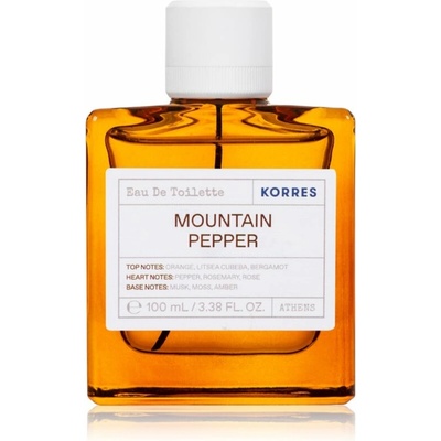 Korres Mountain Pepper toaletná voda pánska 100 ml