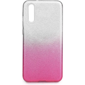 Image 1 of Forcell Блестящ Силиконов Калъф за Huawei P30, Forcell Shining Case, Сребро/Розов (5901737944061)