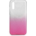 Forcell Блестящ Силиконов Калъф за Huawei P30, Forcell Shining Case, Сребро/Розов (5901737944061)