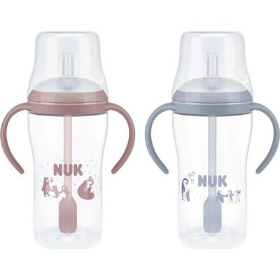Nuk Perfect Match láhev na učení s brčkem 260 ml