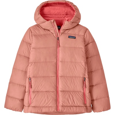 Patagonia Детско пухено яке Patagonia Kid's Hi-Loft Down Sweater Hoody Down jacket - Moment Pink (703-3617-1114)
