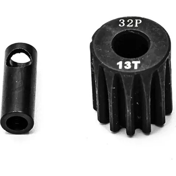 KONECT Пиньон с адаптер 13T pinion gear alloy steel 32dp ø5mm + 3, 17 adapter KN-183213 (KN-183213)