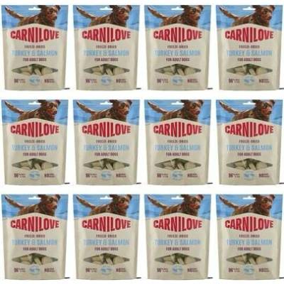 CARNILOVE Dog Freeze Dried Turkey and Salmon 12x60 g