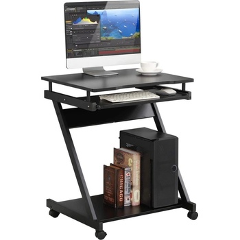 TECHLY ICA-TB 935B Мобилно компютърно бюро 590x370mm черно (ICA-TB 935B)