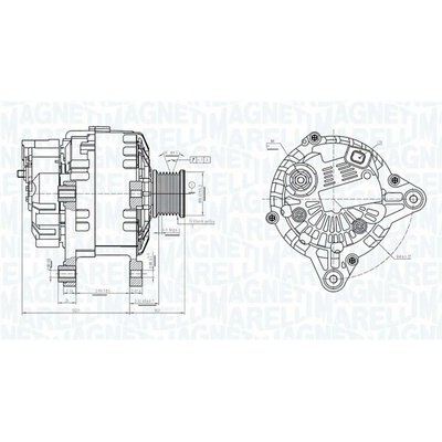 Alternátor MAGNETI MARELLI 063731562010