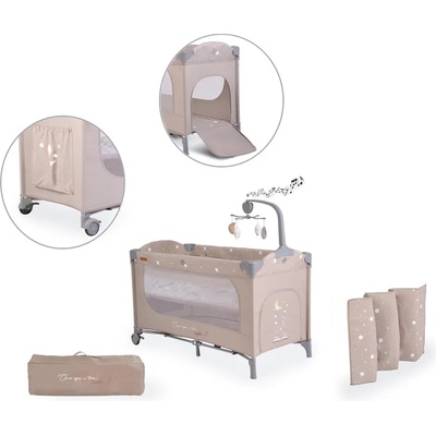 Cangaroo Детска кошара Once upon a time 2 бежов