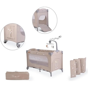 Image 1 of Cangaroo Детска кошара Once upon a time 2 бежов