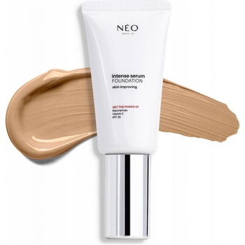 NEO MAKE UP Intense Serum Cover Foundation make-up pro přirozený vzhled SPF 30 04 Sand 30 ml