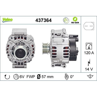 Alternátor VALEO 437364