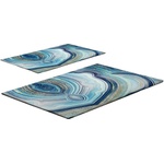 Foutastic Сини килими за баня в комплект от 2 бр. 60x100 cm - Foutastic (323CTW1125)
