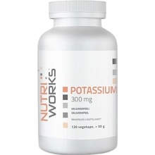 NutriWorks Draslík Potassium 300mg 120 kapsúl