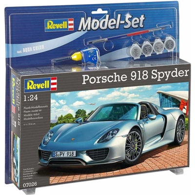 Revell Porsche Set Porsche Panamera + Porsche 918 Spyder Gift-Set 05681 1:24