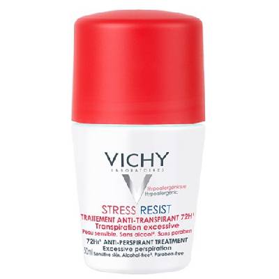 Vichy Stress Resist Traitement Anti-Transpirant 72H Roll-On - Roll-On proti nadměrnému pocení 50 ml