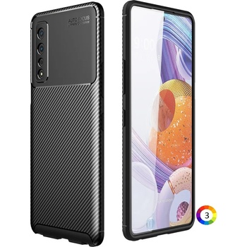 Image 1 of LG Stylo 7 5G Удароустойчив Carbon Fiber Калъф и Протектор