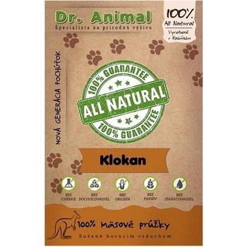 Dr. Animal Klokan mäsové prúžky 80 g