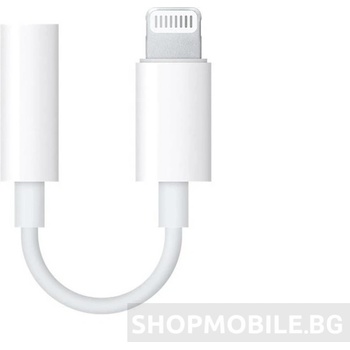 Image 1 of Apple Адаптер Apple MMX62ZM/A Lightning за 3.5 мм жак за слушалки, Бял (MMX62ZM/A)