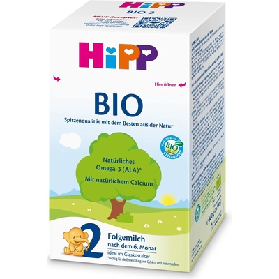 HiPP Органично преходно мляко Hipp - Organic 2, опаковка 600 g (2006-01)