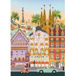 Pieces & Peace - Puzzle Barcelona pieces - 1 000 piese