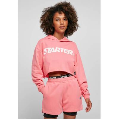 Starter Дамски суичър късо худи Ladies Starter Cropped Hoody pinkgrapefruit XSUB-ST168-01708 - , размер XS