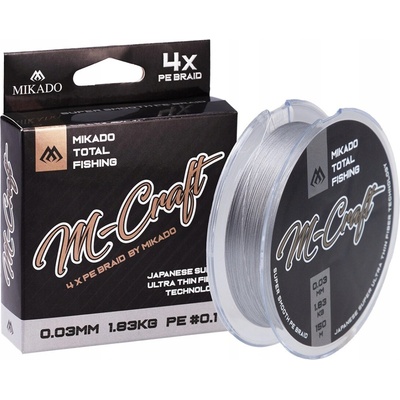 Mikado Nihonto Fine Braid Black 150m 0,23mm 20,2kg