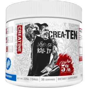 Rich Piana 5% Nutrition Crea-TEN | 10 Types Creatine Matrix [225 грама] Синя малина