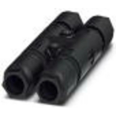 Phoenix Contact QPD H 4PE6,0 4X9-14 BK 1411422 rozvádzač pre guľatý faston, 1 ks