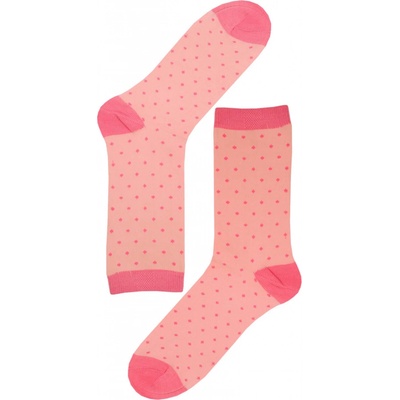 Bellinda My Socks dámske ponožky s bodkami ružová