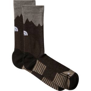 The North Face Мъжки туристически чорапи The north face Mountain Hiking Crew Sock Walking socks - Smokey Brown / Mushroom Grey (207-1256-0113)