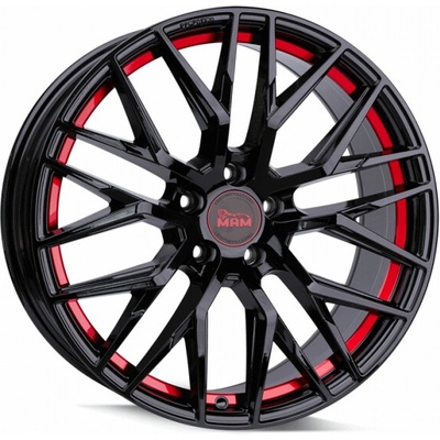 MAM RS4 8,5x20 5x114,3 ET45 black red inside