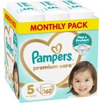Pampers Пелени Pampers Premium Care - Размер 5, 11-16 kg, 160 броя (1100053081) - ozone