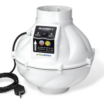 Image 1 of Prima Klima Вентилатор PK125WHSP-2 2-скоростен Ø125mm 460m3/h