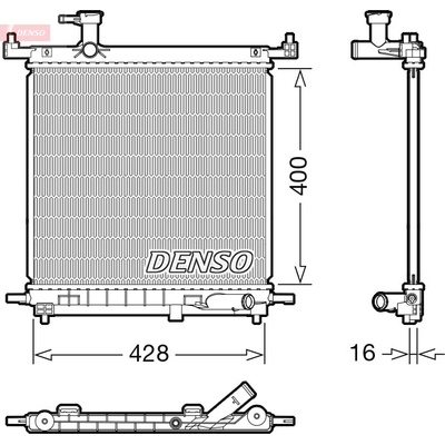 Chladič motora DENSO DRM46072